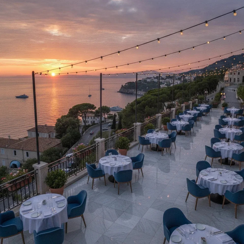 Restavracijska terasa v Portorožu